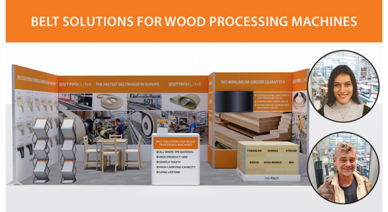 See You at Ligna! Tailor-Made Belts for Woodworking Machines