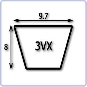 V-belt 3V/3VX StarkLine