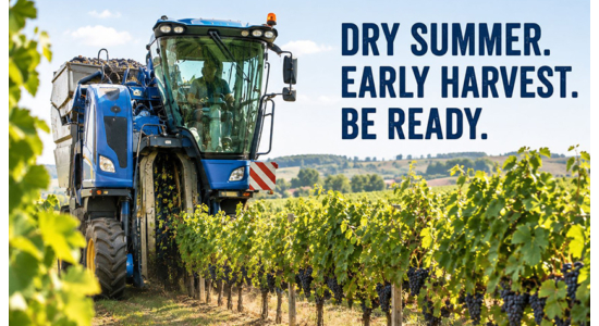Early Grape Harvest Ahead – Are Your Harvesters Ready?
