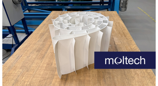 Curved Cleat Conveyor Belt for Efficient Dry Pasta Handling
