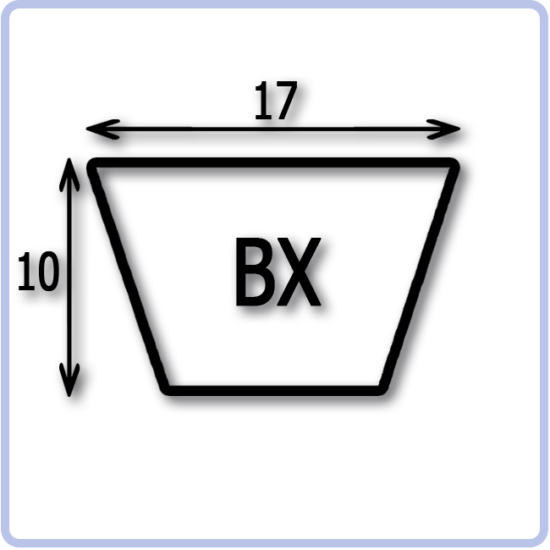 V-belt B17/BX StarkLine